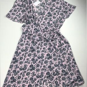 NWT: JCREW womens MIDI Wrap dress sz12